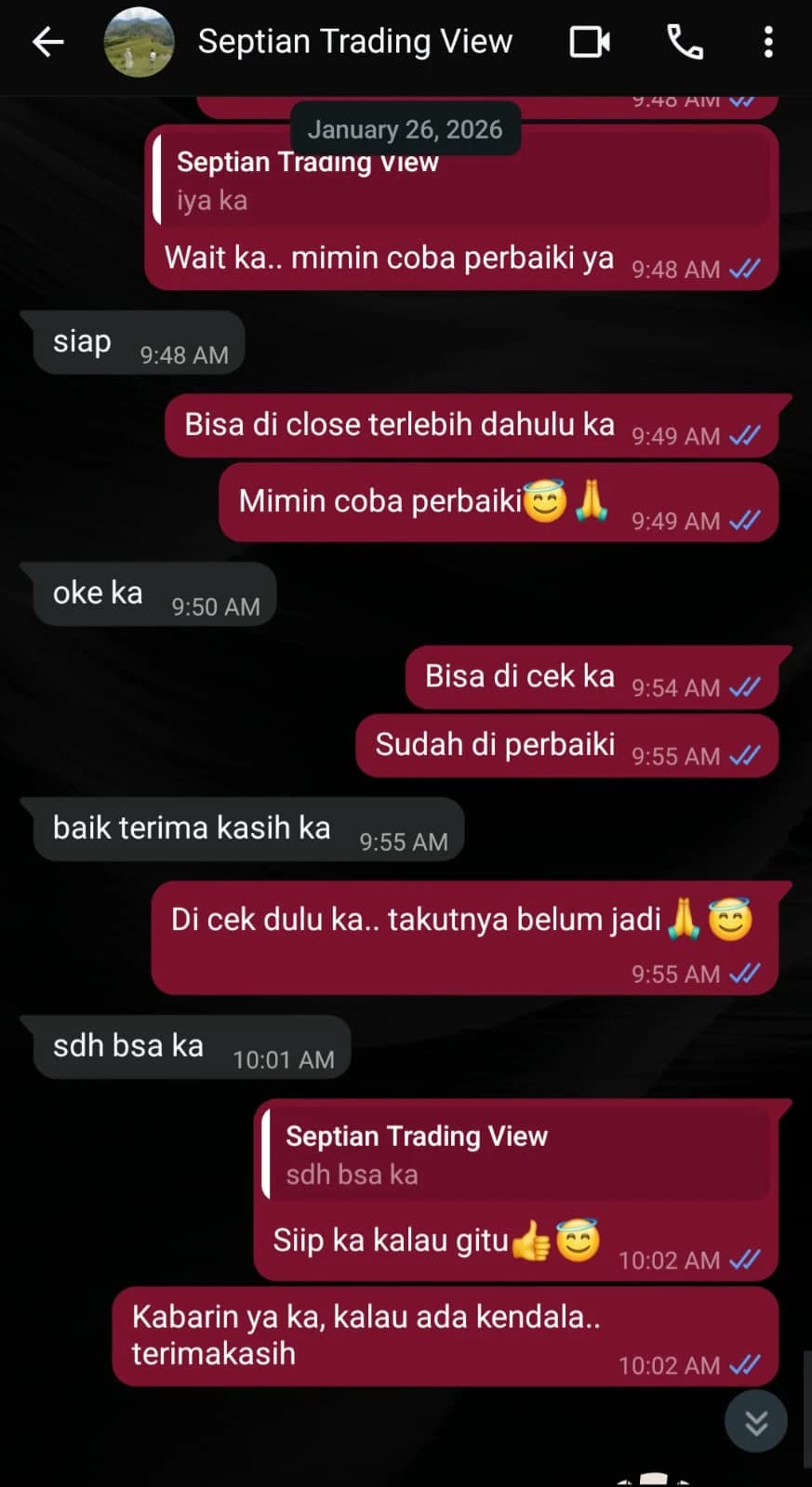 Review pelanggan Jeki Store