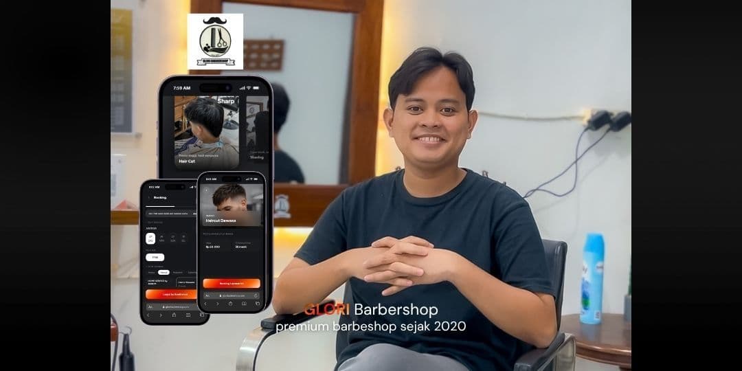 AKHROM GUNAWAN Owner Glori Barbershop Cikondang Cimanggu Cilacap